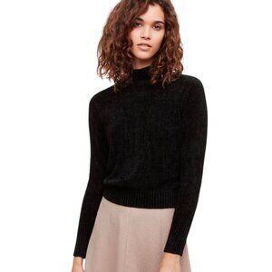 Aritzia Wilfred Corteta Mock Neck Chenille Sweater